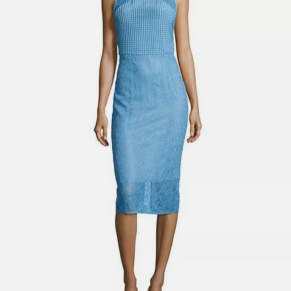 Diane Von Furstenberg Blue Midi Dress